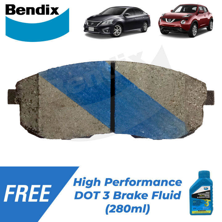 Bendix Brake Pads GCT DB1485 Front Set For Nissan Sylphy 20142021 and Juke 20162021 Lazada PH