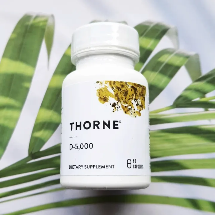 วิตามินดี D5000 IU 60 Capsules (Thorne Research®) Vitamin D (5,000 IU