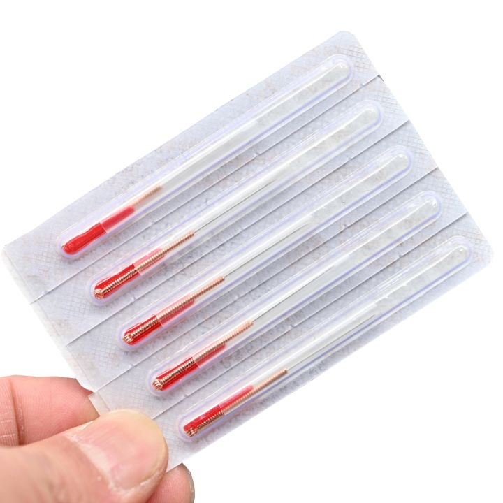 kowloon-brand-disposable-aseptic-round-blade-small-needle-blade-blade-millimeter-blade-beauty-carving-needle-copper-handle-blade-needle-with-cannula