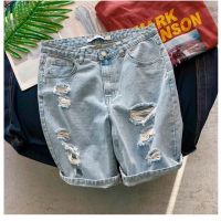 กางเกงยีนขาสั้นผู้ชาย SHORT JEAN พร้อมส่ง