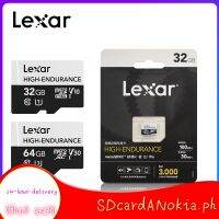 ผลิตภัณฑ์ที่ได้รับการรับรอง Original Lexar HIGH-ENDURANCE Micro Sd Card 128Gb ความจุสูง32Gb 64Gb การ์ดหน่วยความจำ