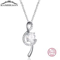 [COD] 925 Sterling Necklace Musical Note Moissanite Wedding Pendant Jewelry for