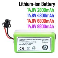 【YF】 100  Original 14.8V 6800Mah Lithium Battery for ILIFE A4 A4s V7 A6 V7s Plus Robot Vacuum Cleaner ILife 4S1P Full Capacity