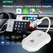 ANYTROX Bộ chuyển đổi USB carplay Android auto hai trong một