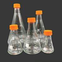 ○▲◑ 1pcs lab 250ml 500ml 1000ml 2000ml high borosilicate glass spiral neck triangular flask high temperature resistant conical flask