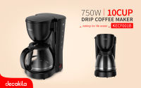 DECAKILA เครื่องชงกาแฟดริป 750 วัตต์ รุ่น KECF001B (Drip coffee maker)