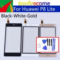 5.0 Layar Sentuh untuk Huawei P8 Lite ALE-L04 ALE-L21 ALE-TL00 ALE-L23 Touch Screen Panel Sensor Digitizer LCD Kaca Lensa Panel