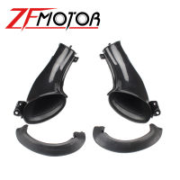 2Pcs YZF 1000 Ram Air Intake Tube Duct Cover Fairing สำหรับ Yamaha YZF1000 YZF R1 2007 2008พลาสติก ABS รถจักรยานยนต์อุปกรณ์เสริม