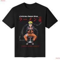 BayLine Naruto Shippuden Ichiraku Ramen รอยสักแฟชั่นเสื้อยืดลายตัวละครอนิเมะสไตล์ล้ำสมัย