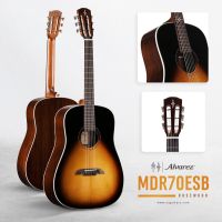 Alvarez MDR70ESB Alvarez MDR70ESB กีตาร์โปร่งไฟฟ้าทรง Slope D สเปค All Solid (AAA Sitka Spruce / Indian Rosewood)