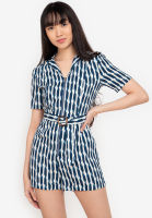 Zalora Playsuit อเนกประสงค์100% โพลีเอสเตอร์รีไซเคิล