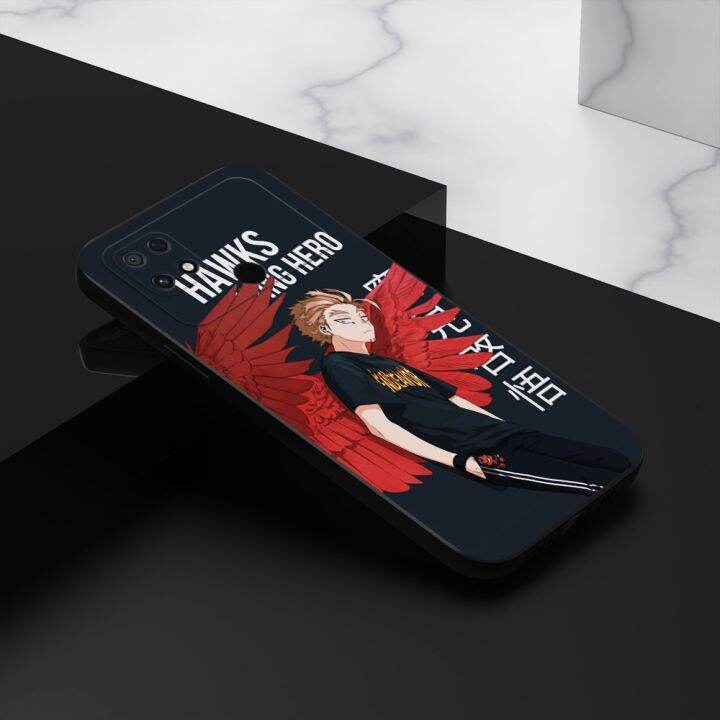 case-for-xiaomi-poco-c40-6-71-inch-silicon-phone-back-cover-black-tpu-case-anime-hero