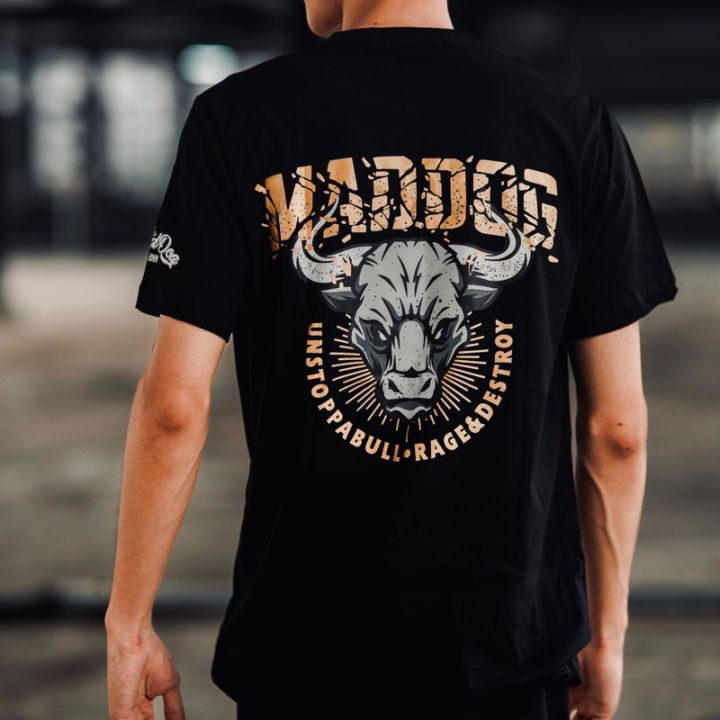 maddogstreet-เสี้อยืด-ลาย-รุ่น-กระทิงทอง-แขนสั้น-เสื้อยืดผู้ชายs-5xl