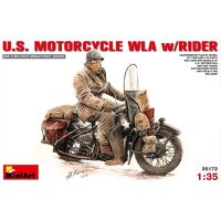 โมเดลประกอบ MiniArt 1/35 MI35172 U.S.MOTORCYCLE WLA W/RIDER