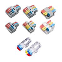 【CW】✱♠◕  Fast Butt Type Wire Cable Connectors 1 into 2 out  Detachable compact Conductor Terminal 0.08-4mm2