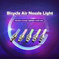 2023 NEW 2 pcs of LED bicycle wheels tires valve covers automobile motorcycle spoke lights road mountain bike accessories with batteries