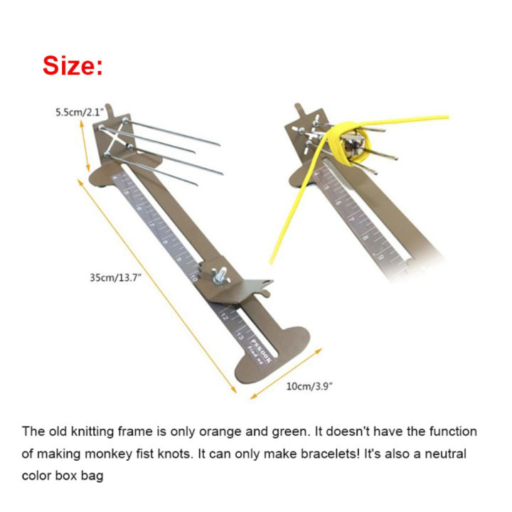 ใหม่ล่าสุด-monkey-fist-jig-และ-paracord-jig-สร้อยข้อมือ-maker-paracord-ชุดเครื่องมือปรับโลหะทอผ้า-diy-craft-maker-4-ถึง13