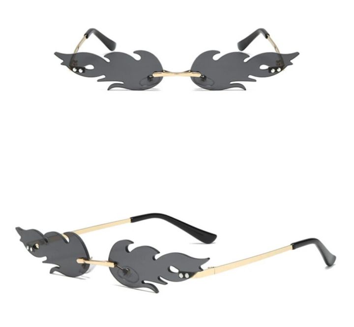 แว่นตาโลหะแว่นตากันแดดฟิล์มสะท้อนแสงแบบวินเทจสำหรับผู้หญิงแว่นกันแดดเปลวไฟสุดฮอต2021-uv400แว่นตาสำหรับขับรถรถ