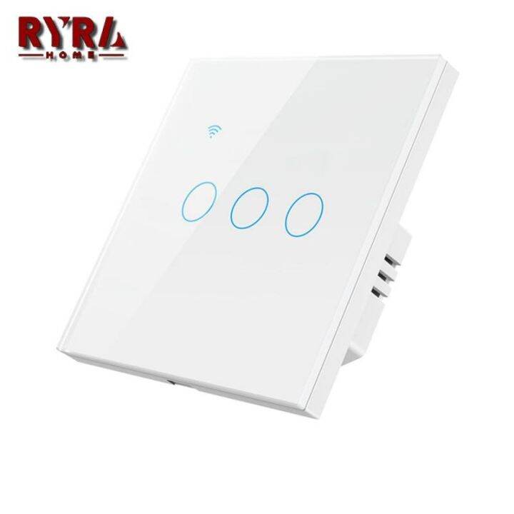 1/2/3/4 Gang Wall Light Switches Aubess Wifi Home Assistant Wall Button