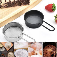 Kitchen Baking Accessories Handheld Stainless Steel Sieve Powder Mesh Sieve Mesh Sieve Flour Sieve Coffee Strainer