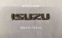 BP. โลโก้ คำว่า ISUZU ติดท้ายรถ ISUZU D-max ปี2003-2011 สีชุบโครเมี่ยม ราคาต่อชิ้น