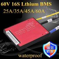 1ชิ้น35A 25A BMS 60V ลิเธียม16S ชุดแบตเตอรี่คายประจุ60A 60V 16S การป้องกัน Bms สำหรับสกู๊ตเตอร์มอเตอร์เครื่องมือไฟฟ้าชุด Ebike สเก็ตบอร์ดนันทนาการกลางแจ้งชิ้นส่วน