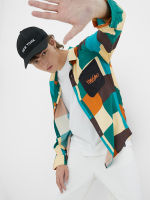 มอสซิโม®  M2355-0000 เสื้อเชิ้ต Colorblock - Green