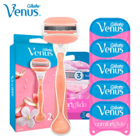 Gillette Venus Safety Razor for Women Face Arm Leg Hair Machine for Shaving Shaver 3/5 Layers Razor Blades Barber Shaving Razor ?พร้อมส่ง?มีดโกนความปลอดภัยสำหรับผู้หญิงใบหน้าแขนขาโกนหนวด