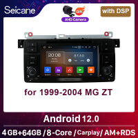 Seicane 7 นิ้ว Android 12.0 GPS นำทางวิทยุสำหรับ 1998 1999 2000 2002 2003 2004 2005 2006 BMW 3 Series E46 M3 พร้อมหน้าจอสัมผัส IPS Carplay บลูทู ธ WIFI USB AUX สนับสนุนกระจกลิงค์ OBD2 SWC 1080P