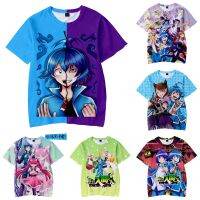 2023 Customized Fashion ▫Summer T-shirt Welcome To Demon School! Iruma-kun Loose And Breathable 3D Printed Short-sleeved T-s，Contact the seller for personalized customization