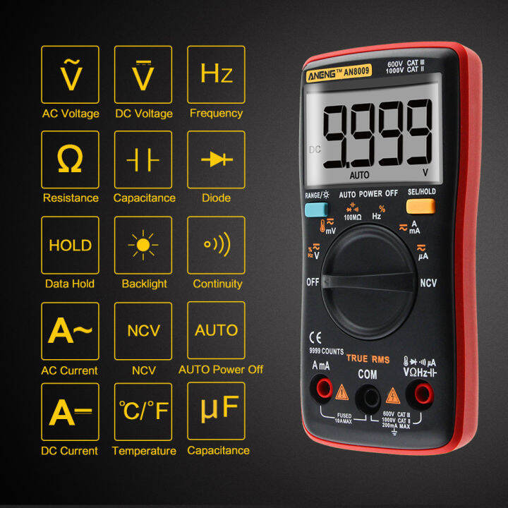 an8008-an8009-auto-range-digital-multimeter-9999-counts-with-backlight-acdc-ammeter-voltmeter-ohm-transistor-tester-multi-meter