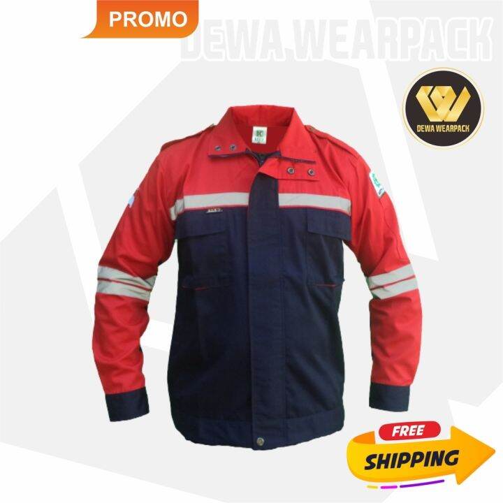 MERAH Wearpack SAFETY Jacket Top Red Color FULL Chest WEARPACK SAFETY ...