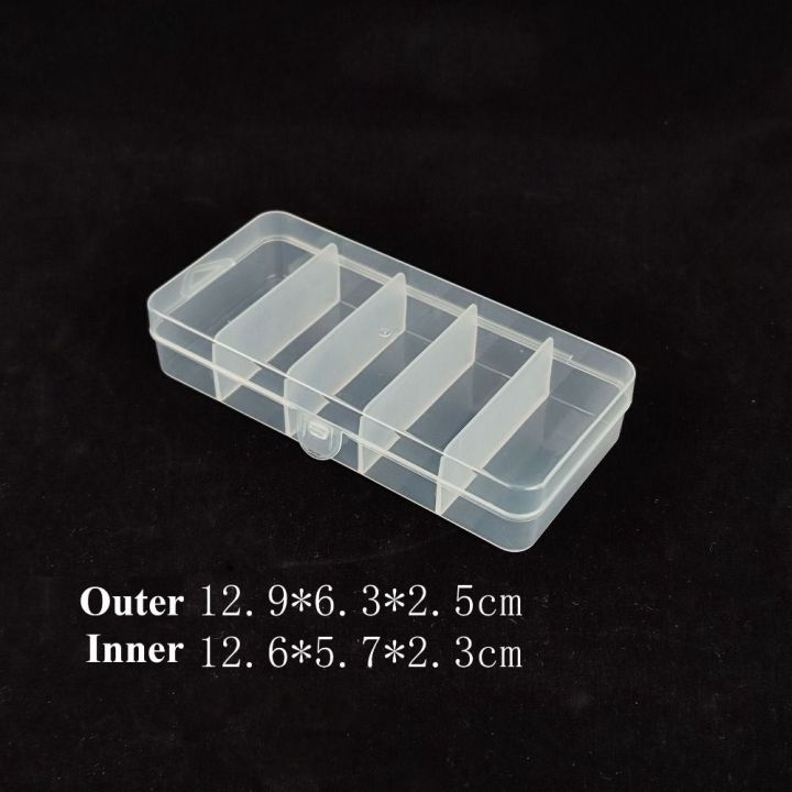 ident-สี่เหลี่ยมสี่เหลี่ยม-กล่องเก็บของโปร่งใส-มี3ขนาด-พลาสติกทำจากพลาสติก-กล่องใส่เครื่องประดับลูกปัด-ร้อนแรงมาก-โปร่งใสโปร่งใส-อุปกรณ์เครื่องมือตกปลา-กล่องบรรจุของ