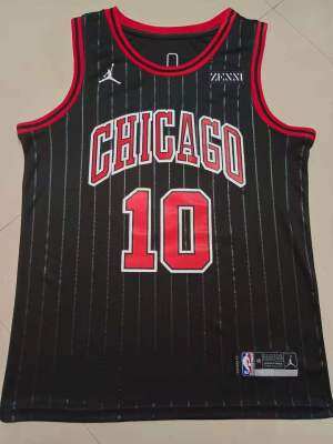 Ready Stock Ready Stock Mens No.10 Demar Derozan Chicago Bulls Swingman Jersey - Black