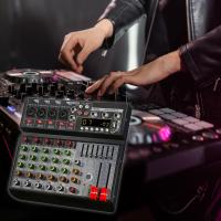 Milageto 6ช่องเครื่องผสมเสียงฟังทันทีสำหรับการบันทึกเวที DJ เพลงคาราโอเกะ