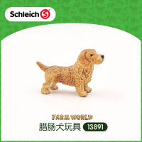 ? Sile Toy Store~ German Schleich S Schleich Dachshund Toy 13891 Simulation Farm Domestic Dog Model Plastic Toy