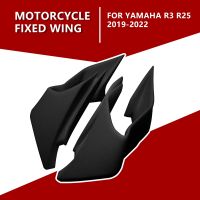 Motorcycle Windshield Fairing Wing for Yamaha YZF R3 R25 YZF-R3 YZF-R25 2019 2020 2021 2022 Aerodynamic Winglets Accessories