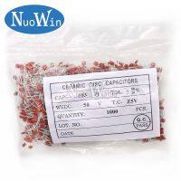 1000PCS Ceramic capacitor 50V 100nF 0.1uF 5PF 8PF 10PF 22PF 47PF 50PF 100PF 220PF 470PF 1NF 47NF 101 221 102 103 473 104