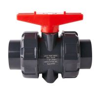 High efficiency Original UPVC live ball valve PVC pipe double union valve plastic double live water valve inner wire water pipe switch