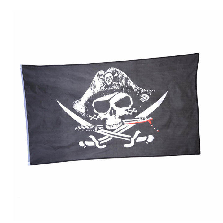 lowest-price-mh-90-150cm-pirate-flags-skull-และ-crossbones-sabes-swords-flags-halloween-decor