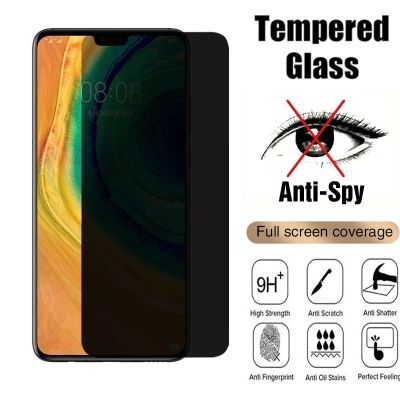 Anti Spy Tempered Glass For Huawei Mate 40 30 20 Lite Pro Nova 8I 8SE 6 6SE 5T 4e 3e Y5 Y6S Y7A Prime Pro 2019 Screen Protector