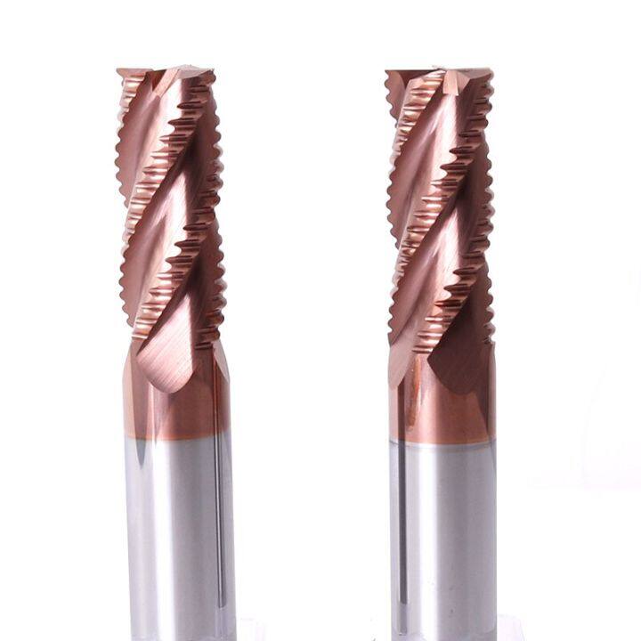 เครื่องตัดมิลลิ่งอลูมิเนียมหยาบ-hrc55-4-ขลุ่ยเครื่องมือกัดคาร์ไบด์-cnc-endmill-อลูมิเนียมทองแดงตัด-end-mill-6mm-8mm