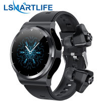 GT69 Smart Watch For Men Women TWS Wireless Stereo Earphone Bluetooth Call Weather Customized Dial Smartwatch