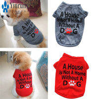 Thaya เสื้อผ้าสุนัขสัตว์เลี้ยงน่ารัก Cat Dog Cotton T-Shirt Soft Puppy Dogs Clothing Spring Summer Shirt Casual Vests