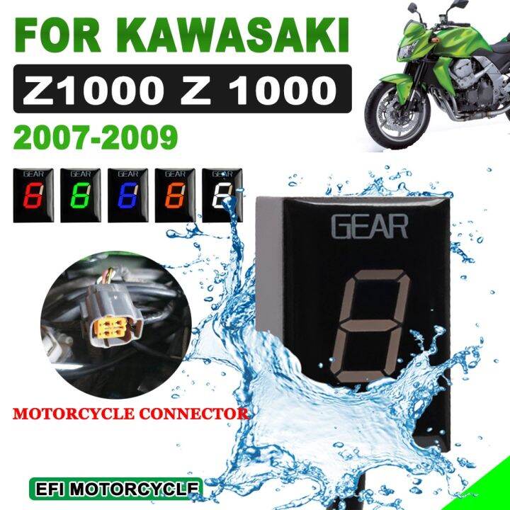 Gear Indicator For Kawasaki Z1000 Z 1000 2007 2008 2009 16 LED Ecu Gear Speed Display Meter EFI