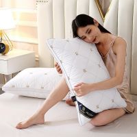 Hot Sale 48*74cm Thickened Feather Pillow Down Velvet Pillow Core Bedding Set Solid Color Pillow Inner Ho Bedroom Home Decor