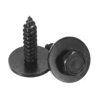 ஐ 10pcs/lot Universal Car Auto 4.8x19mm Self-Tapping Screws captive loose washer 8mm Hex Head Black Hot C45 Car accessories