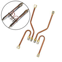Upgrade Full Copper Hydraulic Oil Connectors For 1:14 RC Metal Excavator Metal Arm Part