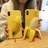 เคสโทรศัพท์ ประดับกล้วย แบบนิ่ม สำหรับ 5s se 6 s 7 8 plus x xsmax pro max