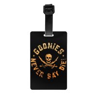 【DT】 hot  Goonies Luggage Tag Gothic Skull Suitcase Baggage Privacy Cover ID Label